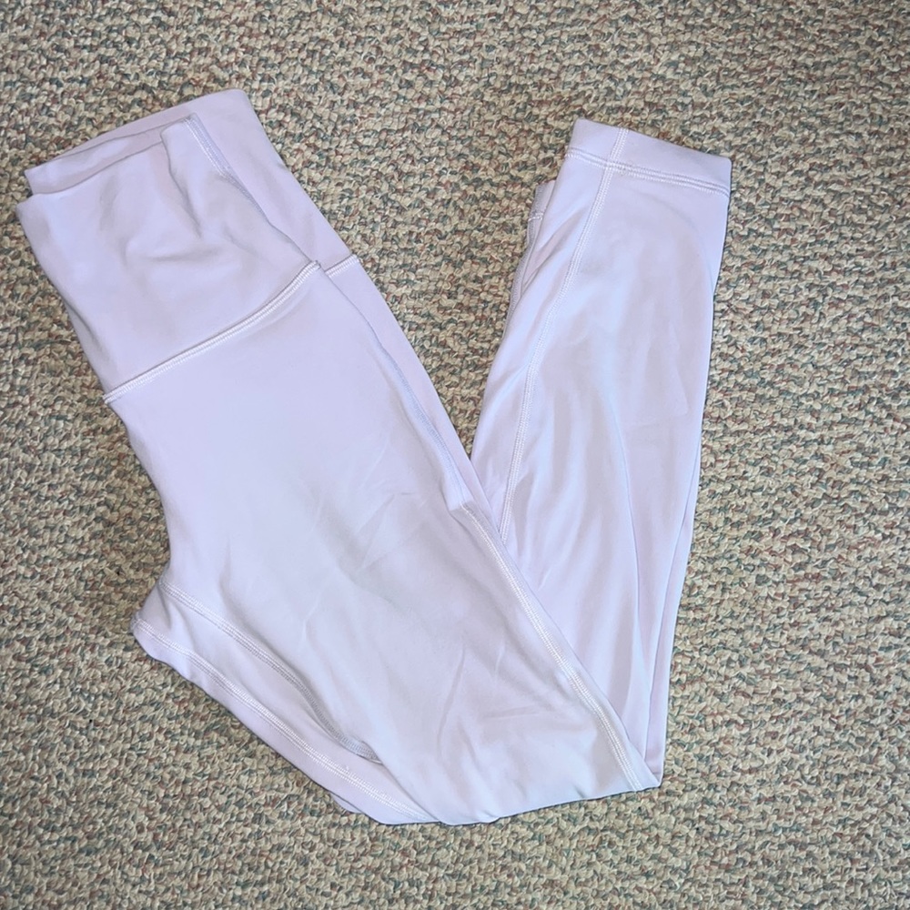 Purple Lululemon align leggings worn 2x 25”